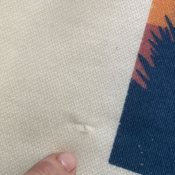 Black Cat Graphic Pew Pew Madafakas! Raglan Sweatshirt Blue & White XXL - Picture 8 of 8